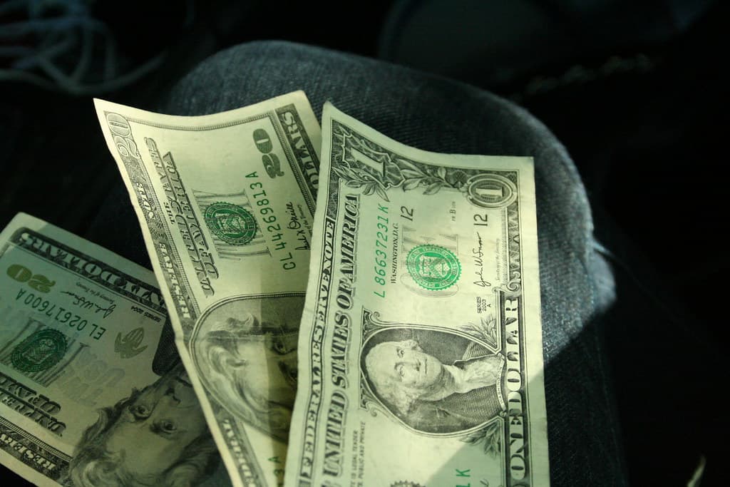 paying bills.